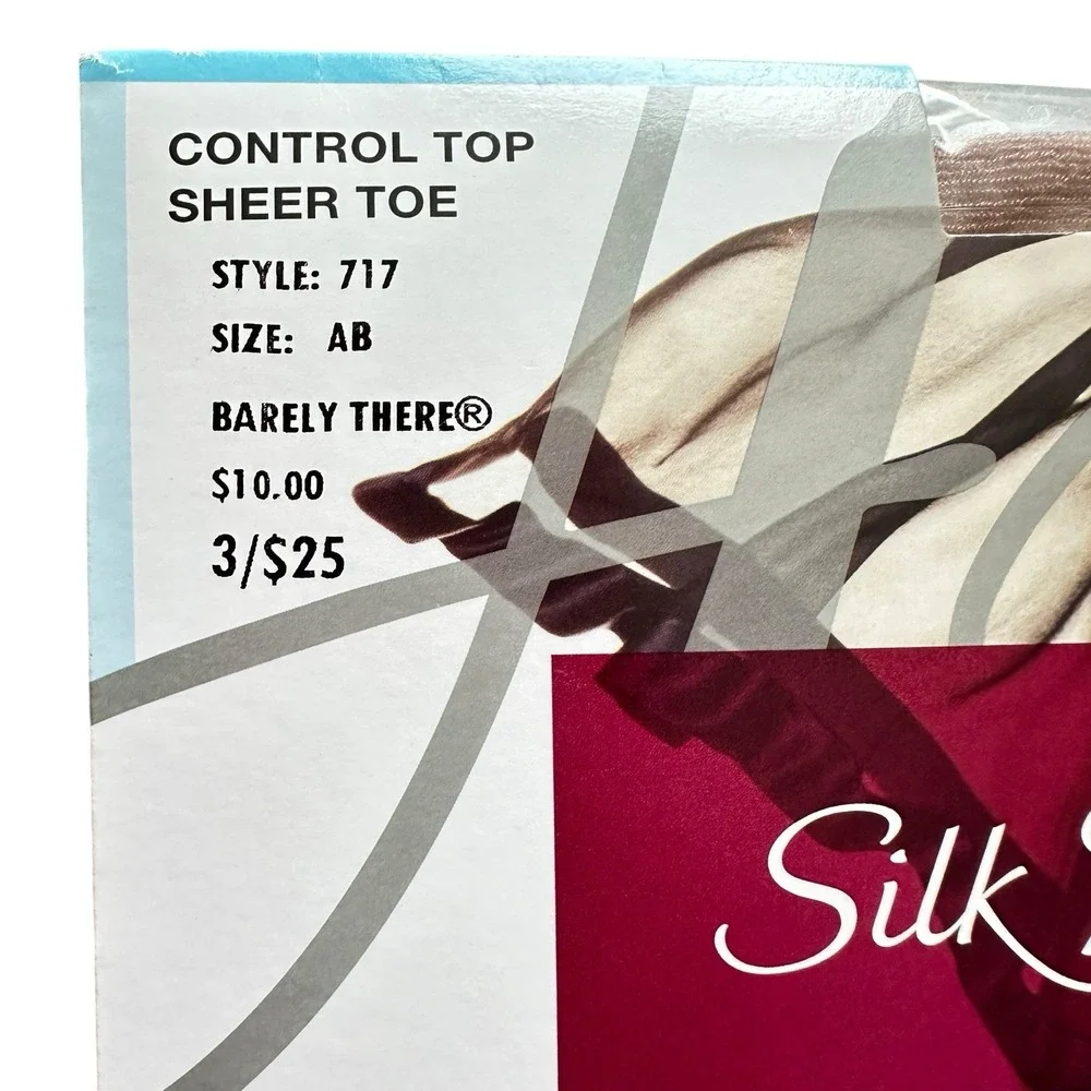 Hanes Silk Reflections Sheer Pantyhose with Control Top Sheer‎ Toe 1 Pk Size AB
